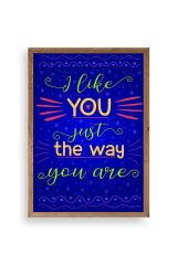 Motto Ahşap Çerçeveli Tablo 50 x 70