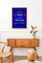 Motto Ahşap Çerçeveli Tablo 50 x 70