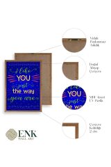 Motto Ahşap Çerçeveli Tablo 50 x 70