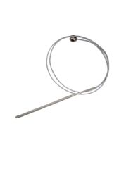 Misinalı Çelik Stoplu Tığ Şiş 3 Numara 60 cm