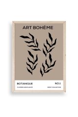 Art Boheme Ahşap Çerçeveli Tablo 17 x 23