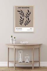 Art Boheme Ahşap Çerçeveli Tablo 17 x 23