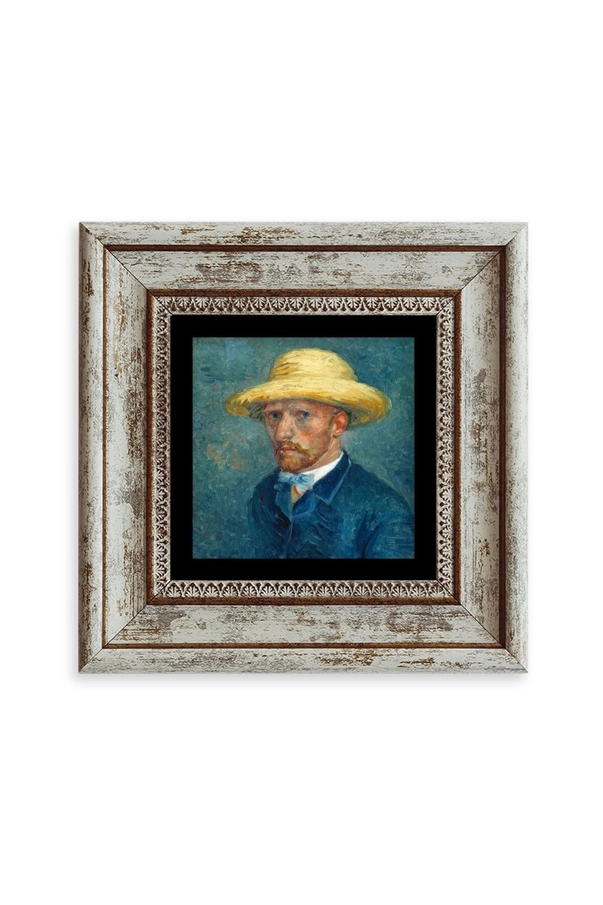 Van Gogh Çerçeveli Taş Tablo 20 cm