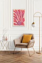 Çiçek Ahşap Çerçeveli Tablo 30 x 42