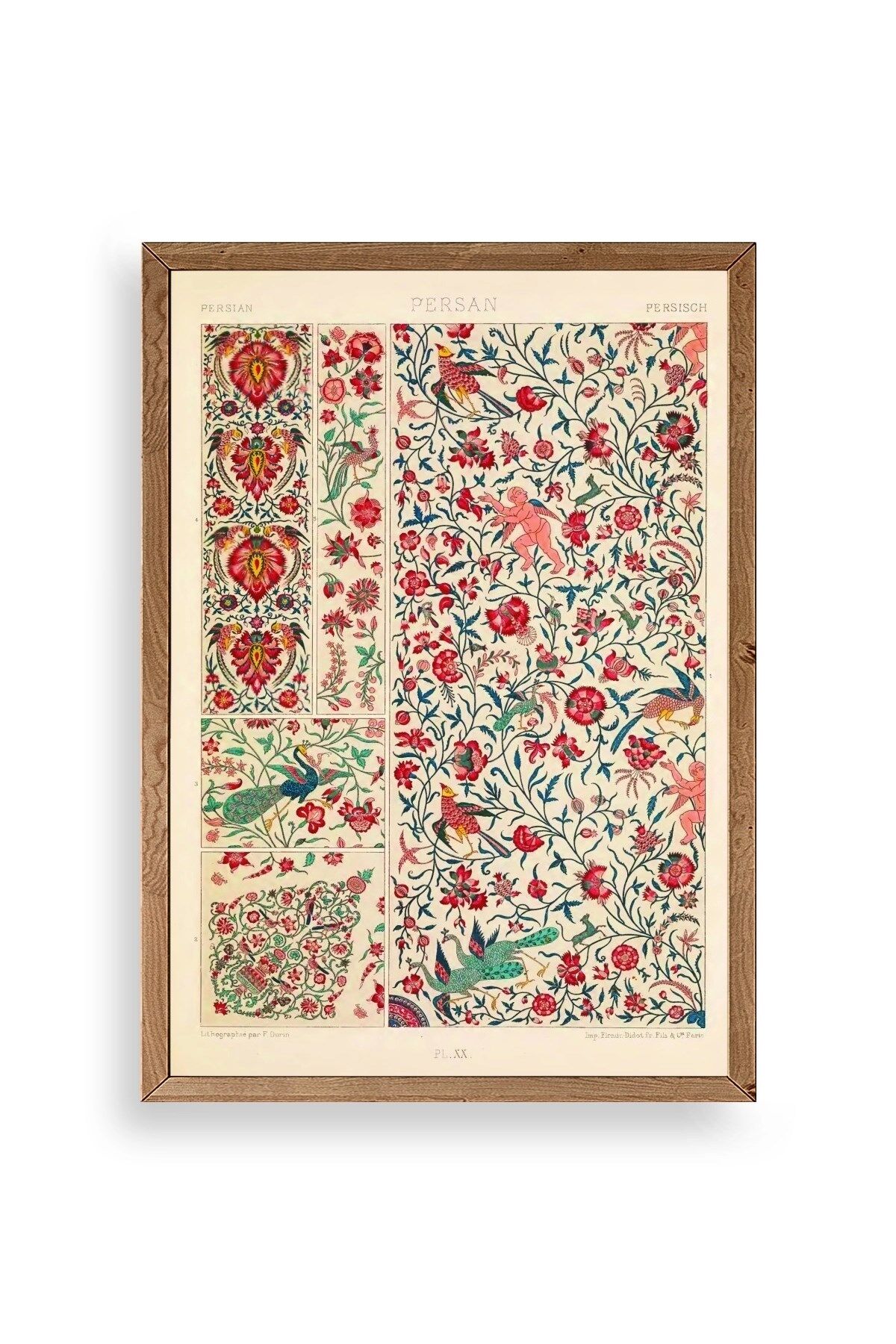 Desen Ahşap Çerçeveli Tablo 23 x 30