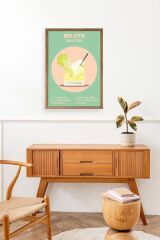 Mojito Ahşap Çerçeveli Tablo 23 x 30