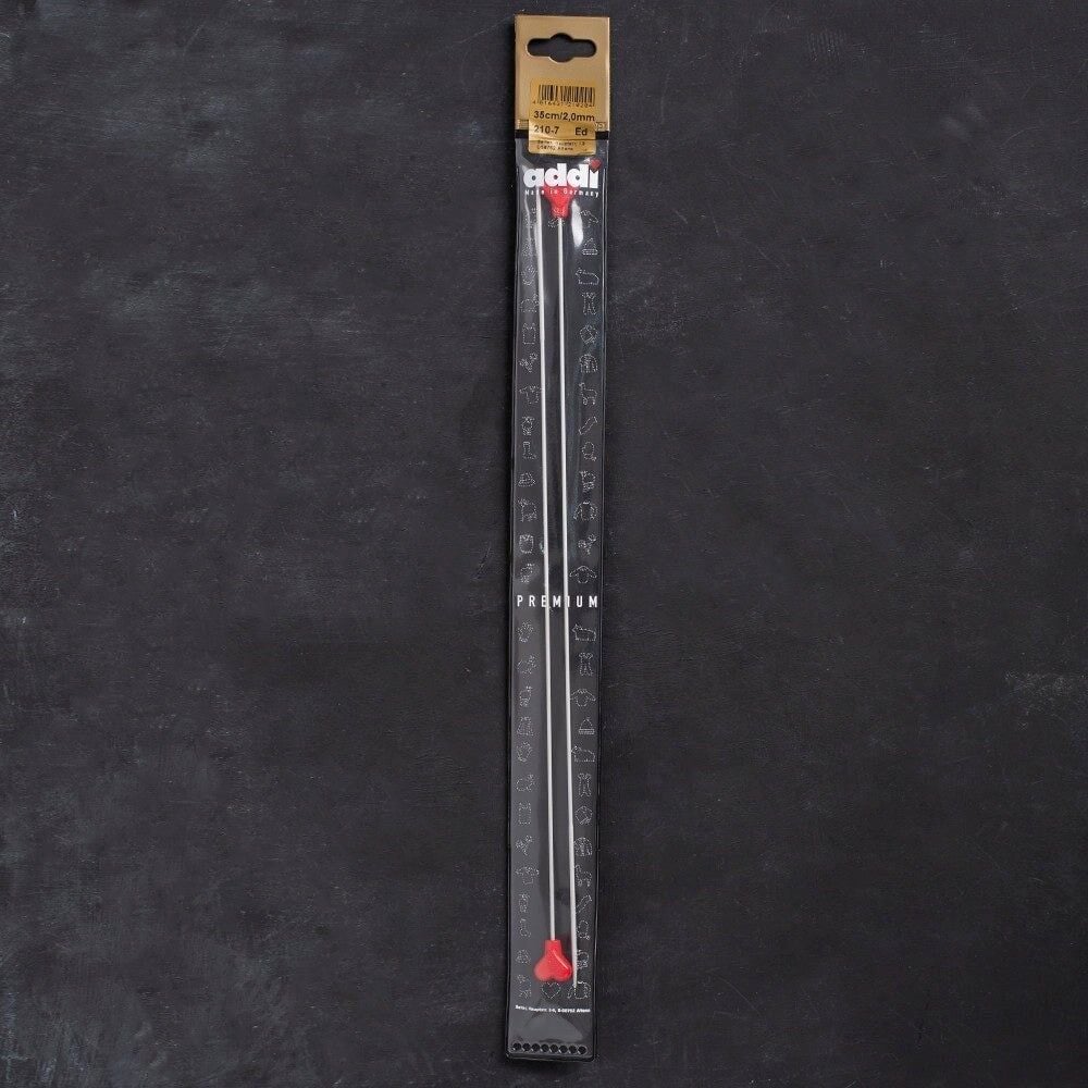 Addi 2mm 35cm Klasik Alüminyum Hızlı Örgü Şişi - 2