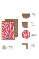 Çiçek Ahşap Çerçeveli Tablo 23 x 30