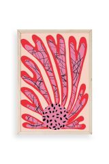 Çiçek Ahşap Çerçeveli Tablo 50 x 70