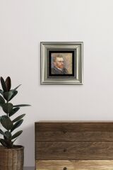 Van Gogh Çerçeveli Taş Tablo 20 cm