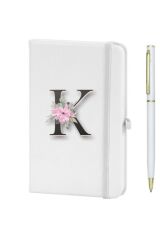 K Harfi Çiçek Desen Baskılı Defter