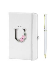 Ü Harfi Çiçek Desen Baskılı Defter