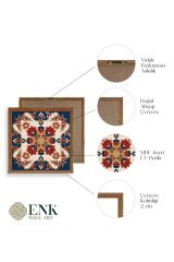 Desen Ahşap Çerçeveli Tablo 23 x 23