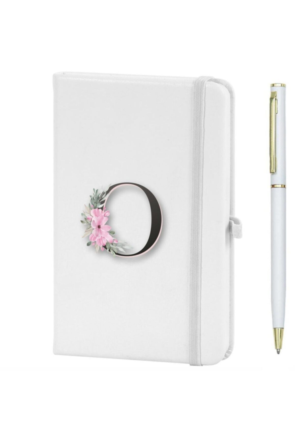 Öharfi Çiçek Desen Baskılı Defter