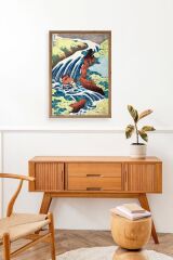 Balıkçının Rüyası Ahşap Çerçeveli Tablo 50 x 70