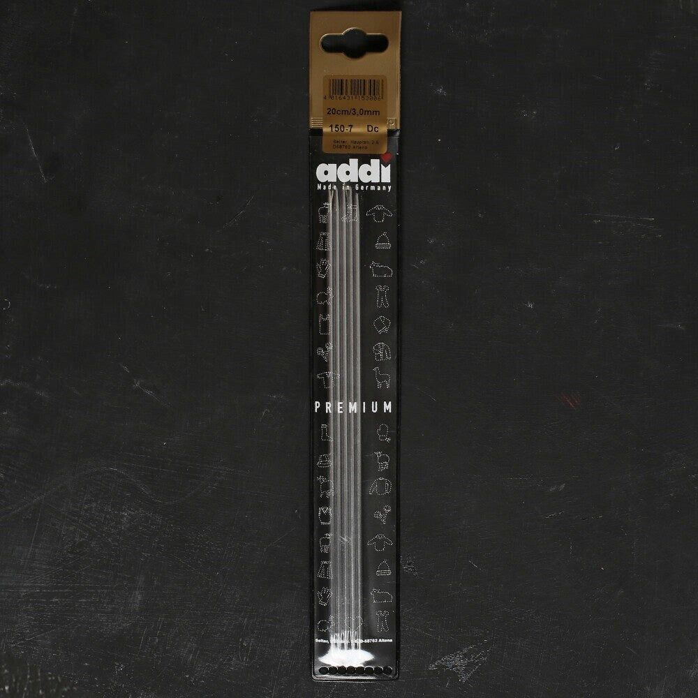 Addi 3mm 20cm Çelik Çorap Şişi - 150-7