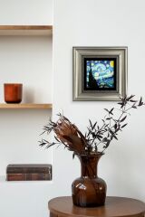 Van Gogh Çerçeveli Taş Tablo 20 cm