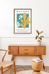 Soyut Ahşap Çerçeveli Tablo 30 x 42