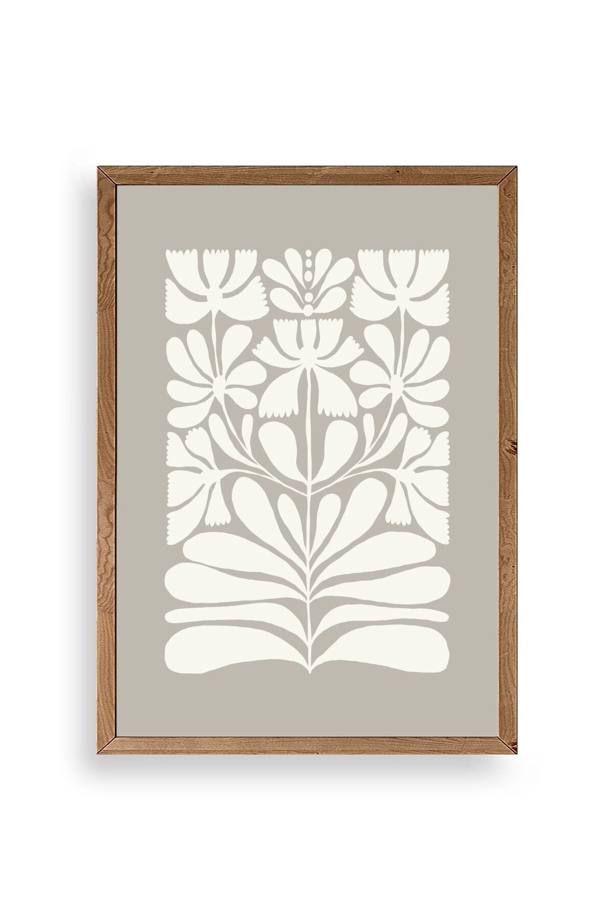 Desen Ahşap Çerçeveli Tablo 50 x 70