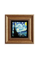 Van Gogh Çerçeveli Taş Tablo 20 cm