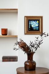 Van Gogh Çerçeveli Taş Tablo 20 cm