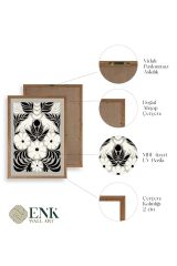 Çiçek Ahşap Çerçeveli Tablo 23 x 30