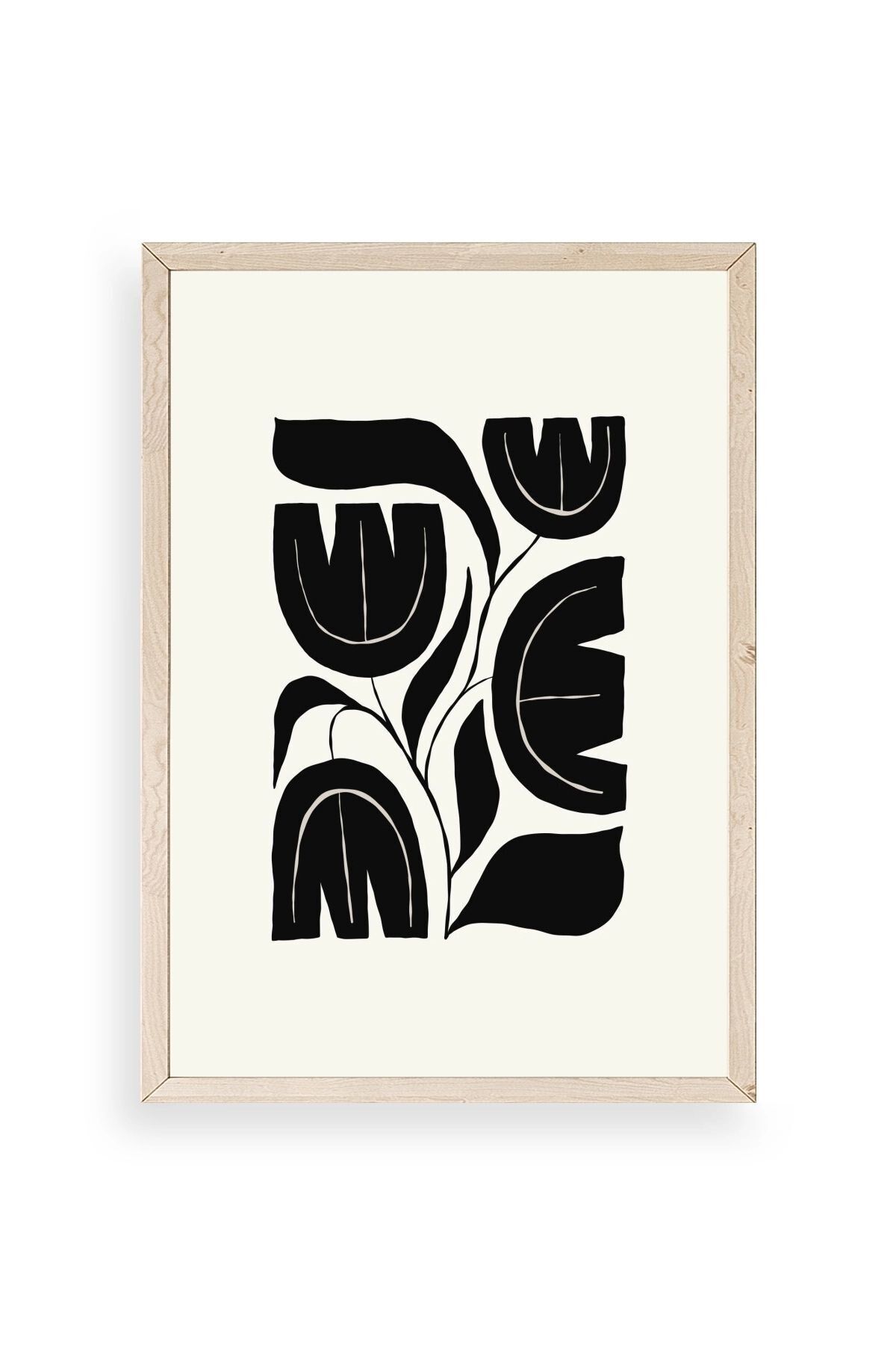 Çiçek Ahşap Çerçeveli Tablo 23 x 30