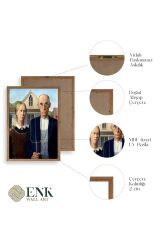 Lotus Water Lily Ahşap Çerçeveli Tablo 30 x 42