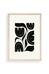 Çiçek Ahşap Çerçeveli Tablo 50 x 70