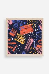 Modern Ahşap Çerçeveli Tablo 42 x 42