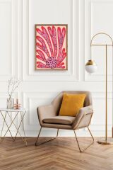 Çiçek Ahşap Çerçeveli Tablo 17 x 23