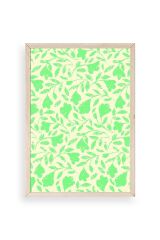 Yapraklar Ahşap Çerçeveli Tablo 50 x 70