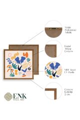 İllüstrasyon Ahşap Çerçeveli Tablo 50 x 50