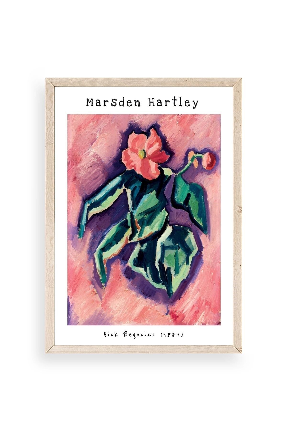 Marsden Hartley Ahşap Çerçeveli Tablo 23 x 30