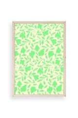 Yapraklar Ahşap Çerçeveli Tablo 23 x 30