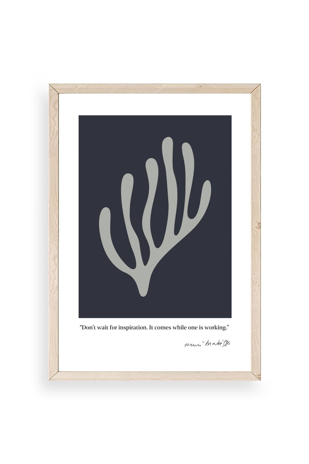 Henri Matisse Ahşap Çerçeveli Tablo 50 x 70