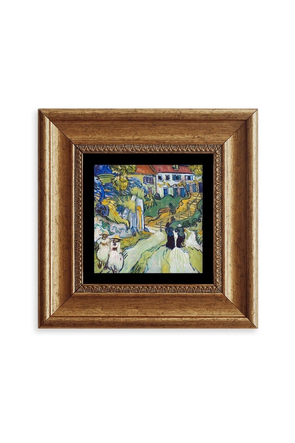 Van Gogh Çerçeveli Taş Tablo 20 cm