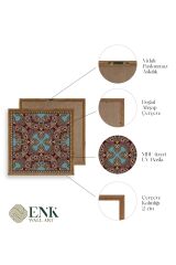 Desen Ahşap Çerçeveli Tablo 23 x 23