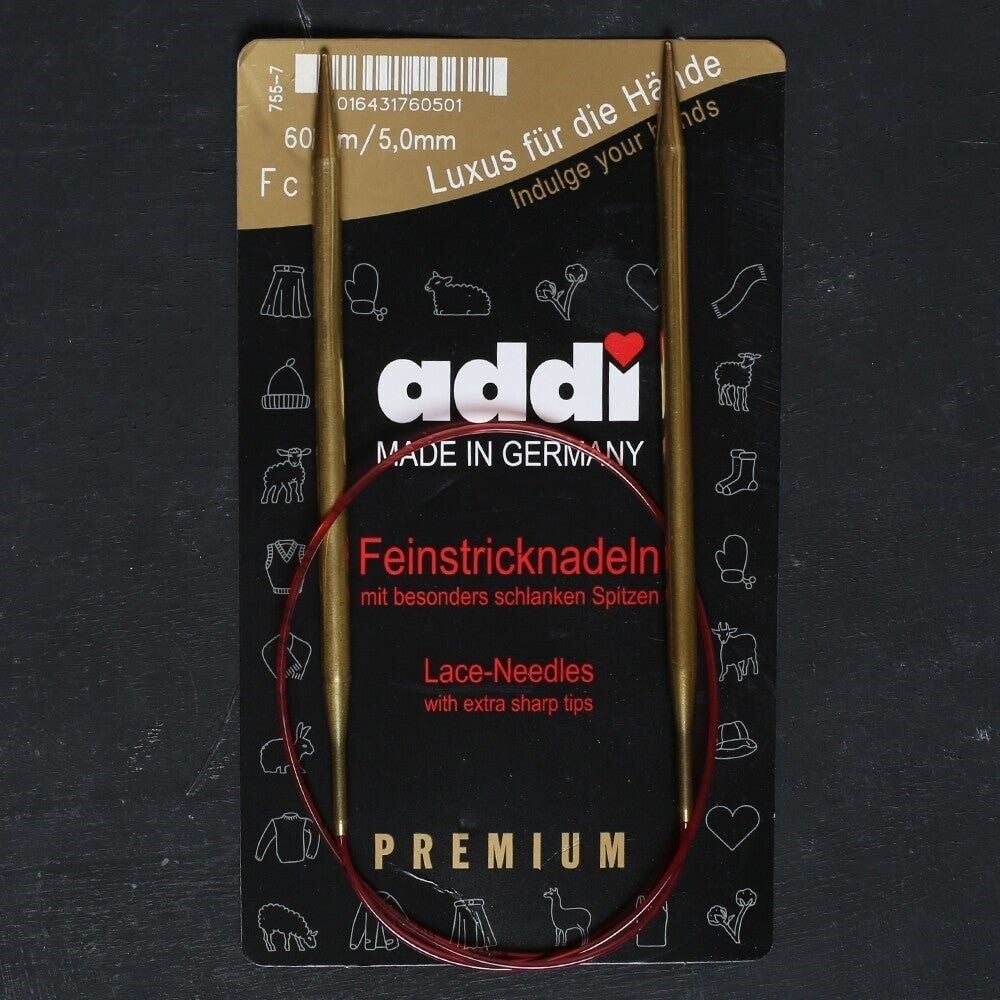 Addi 5mm 60cm Klasik Misinalı Dantel Şişi - 755-7