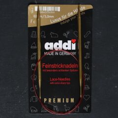 Addi 5mm 60cm Klasik Misinalı Dantel Şişi - 755-7