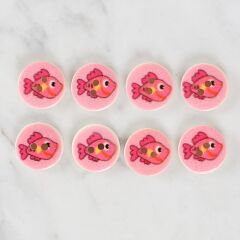 Loren Crafts 8'li Balık Düğme - 1178