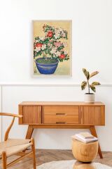 Ohara Koson Ahşap Çerçeveli Tablo 30 x 42