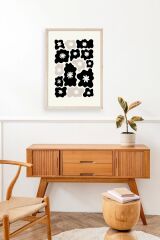 Çiçek Ahşap Çerçeveli Tablo 30 x 42