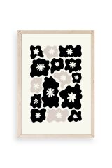 Çiçek Ahşap Çerçeveli Tablo 17 x 23