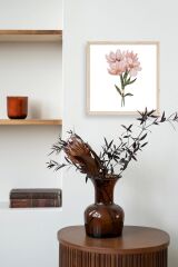 Çiçek Ahşap Çerçeveli Tablo 23 x 23