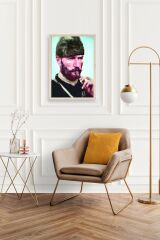 Atatürk Ahşap Çerçeveli Tablo 30 x 42