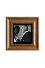 Atatürk Çerçeveli Taş Tablo 20 cm