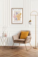 Soyut Ahşap Çerçeveli Tablo 17 x 23