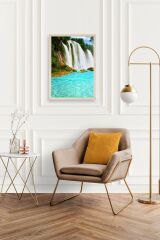 Manzara Doğa Ahşap Çerçeveli Tablo 50 x 70