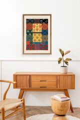 Motif Ahşap Çerçeveli Tablo 23 x 30